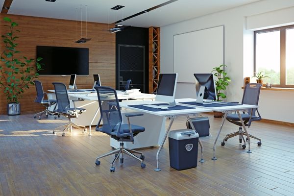 פרקט בחלל מסחרי